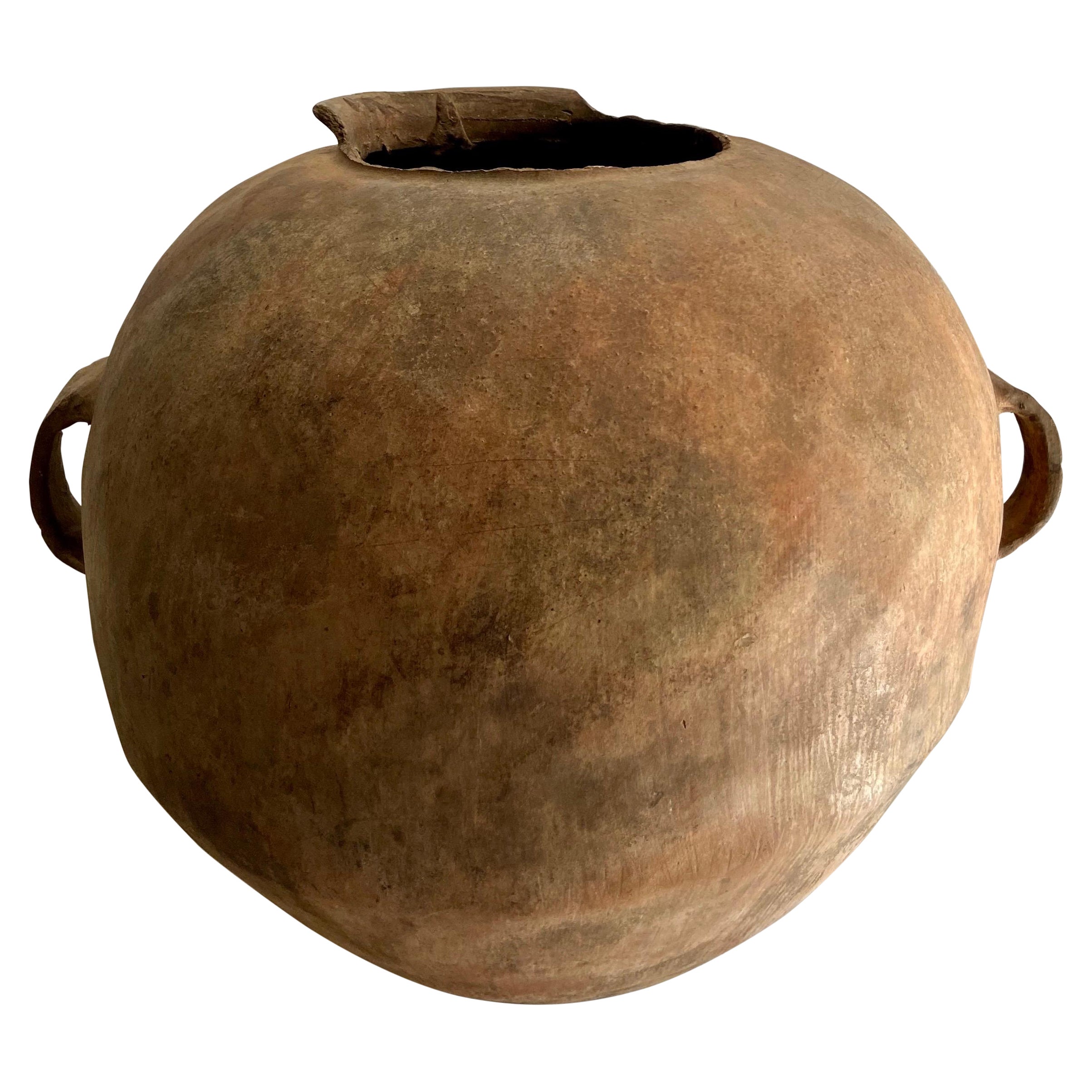 Early 19th Century Terracotta Water Jar from Mexico