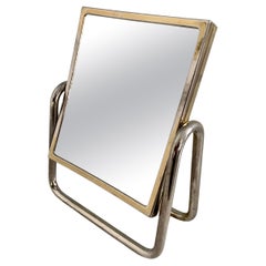 Standing Two Sided Vanity Mirror with Magnification