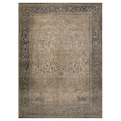 Antique 19th Century Persian Mohtasham Kashan Carpet ( 7' 7'' x 10' 3'' - 232 x 313 cm )