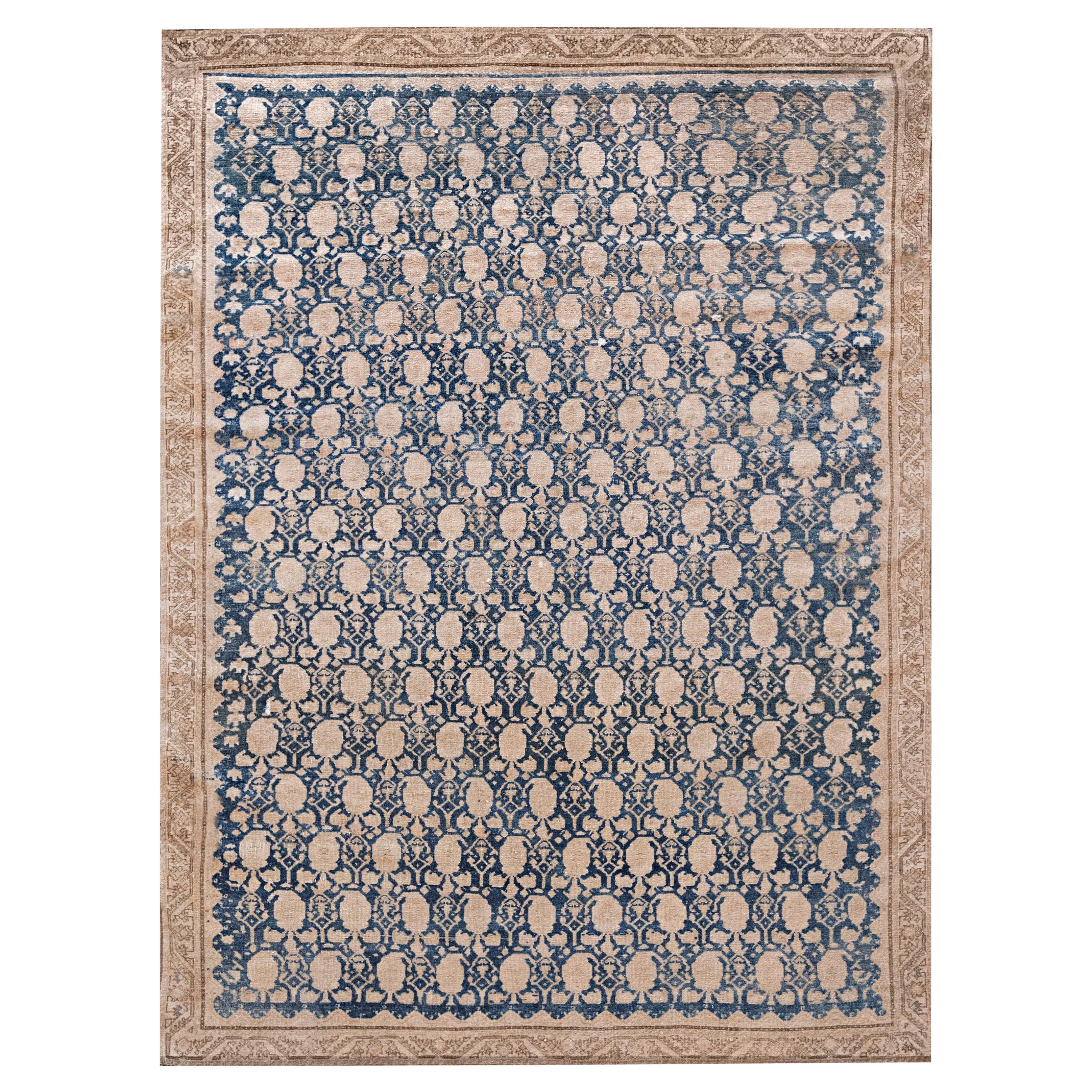 Tapis persan Malayer en laine de la fin du XIXe siècle