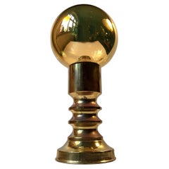 Scandinavian Modern Brass Table Lamp with Everlasting Bulb by Frimann, 1960s
