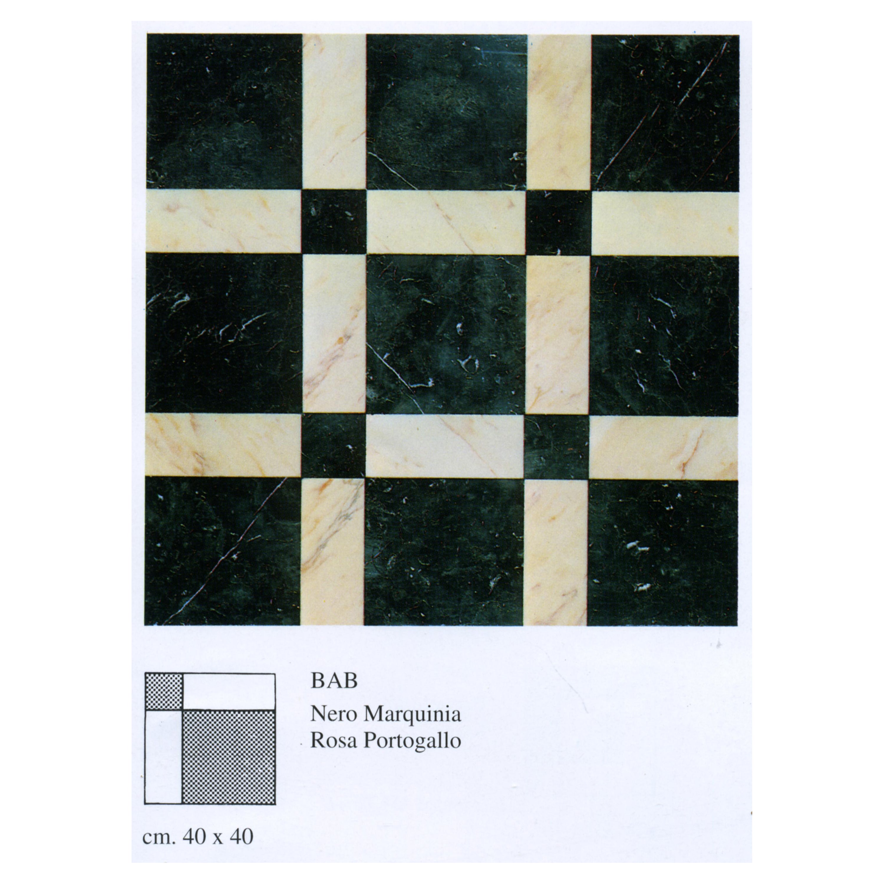 21st Century by Up & Up "BAB"Italian Polichrome Modular Marble Floor and Coating For Sale