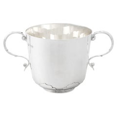 Daniel & John Wellby Victorian Sterling Silver Porringer