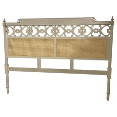 Mid-Century French Style King Size Painted Headboard