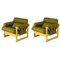 1970s Pair of Lounge Chairs by Hikor for Ikea