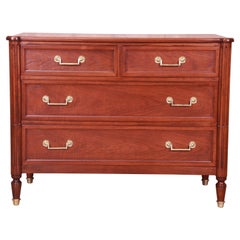 Baker Furniture French Regency Louis XVI Mahogany Chest of Drawers, Refinished