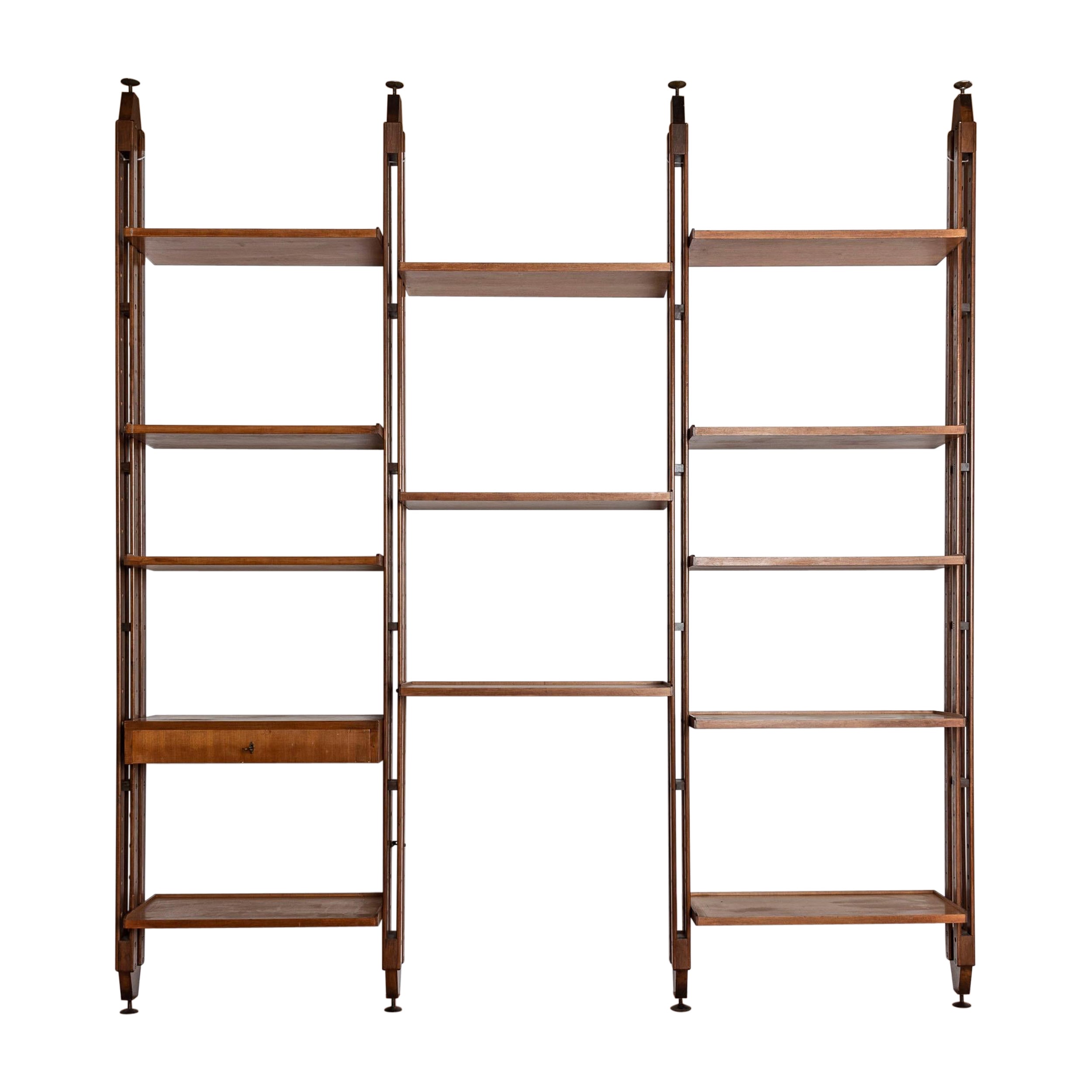 Bookcase Attributed to Paolo Tilche, Italy, 1960s