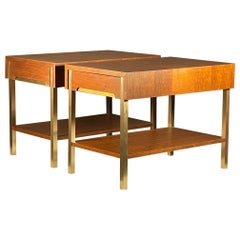 Pair of Walnut Nightstands by Lane Altavista