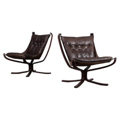 Pair of Falcon Chairs by Sigurd Ressell, 1970s