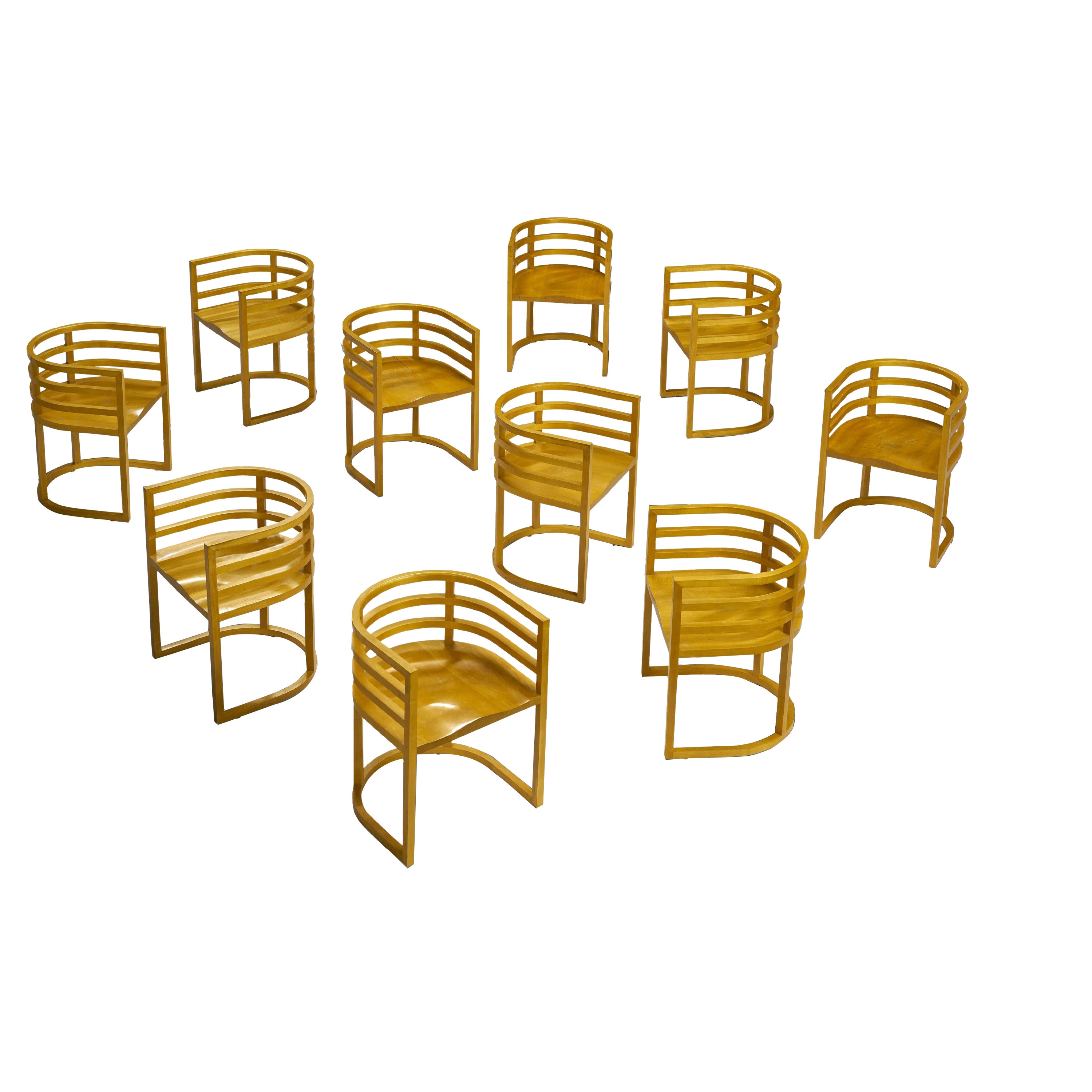 Richard Meier Armchairs Set of 10 for Knoll