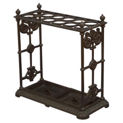 Used Victorian Cast Iron Umbrella Stand