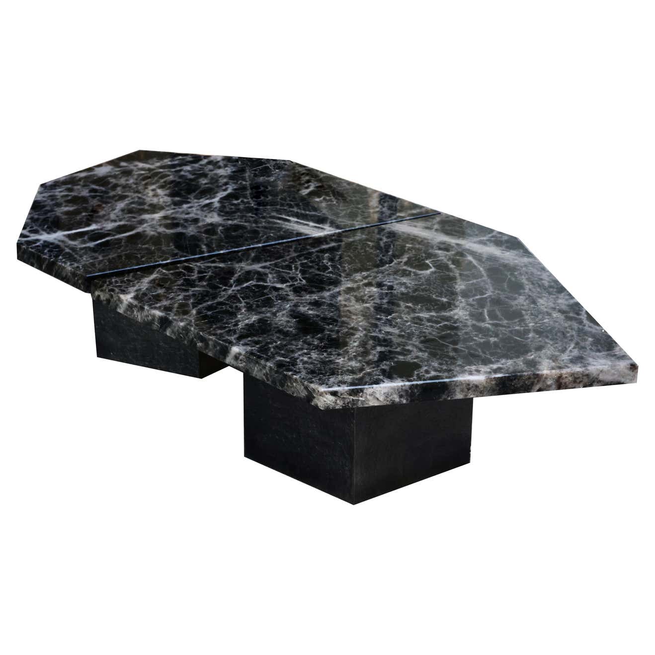 BGA Geometric Smoky Rock Crystal Tables by Phoenix For Sale at 1stDibs