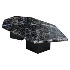 BGA Geometric Smoky Rock Crystal Tables by Phoenix