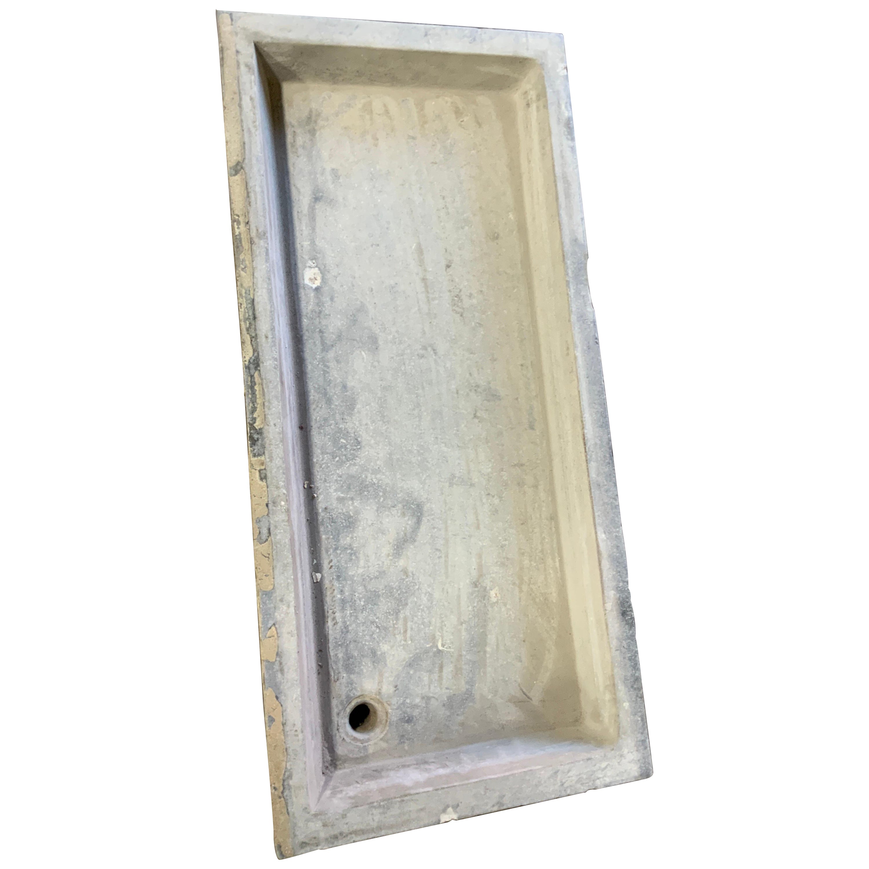 Lavabo belga de piedra azul de mediados del siglo XIX