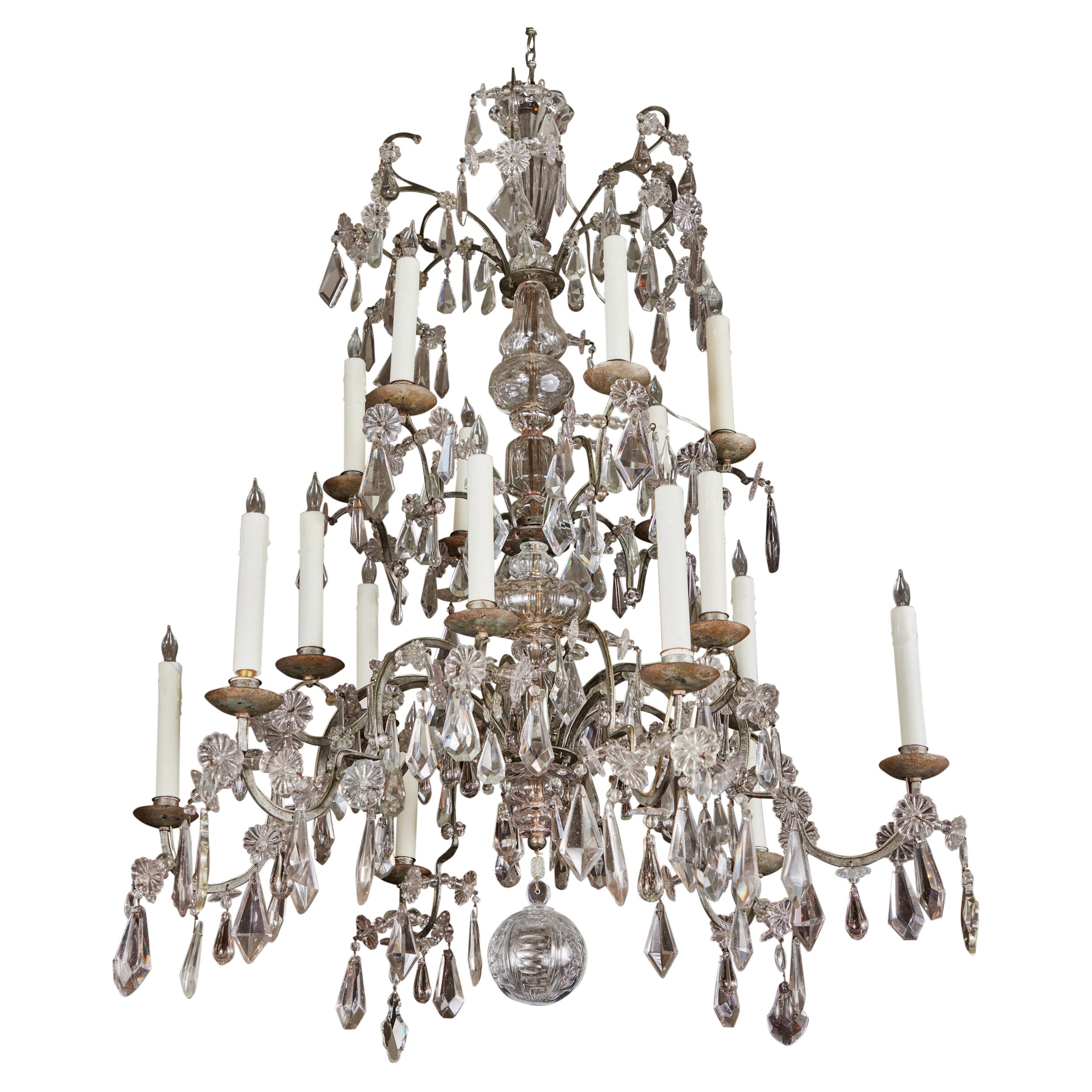 18 Light, Antique Chandelier