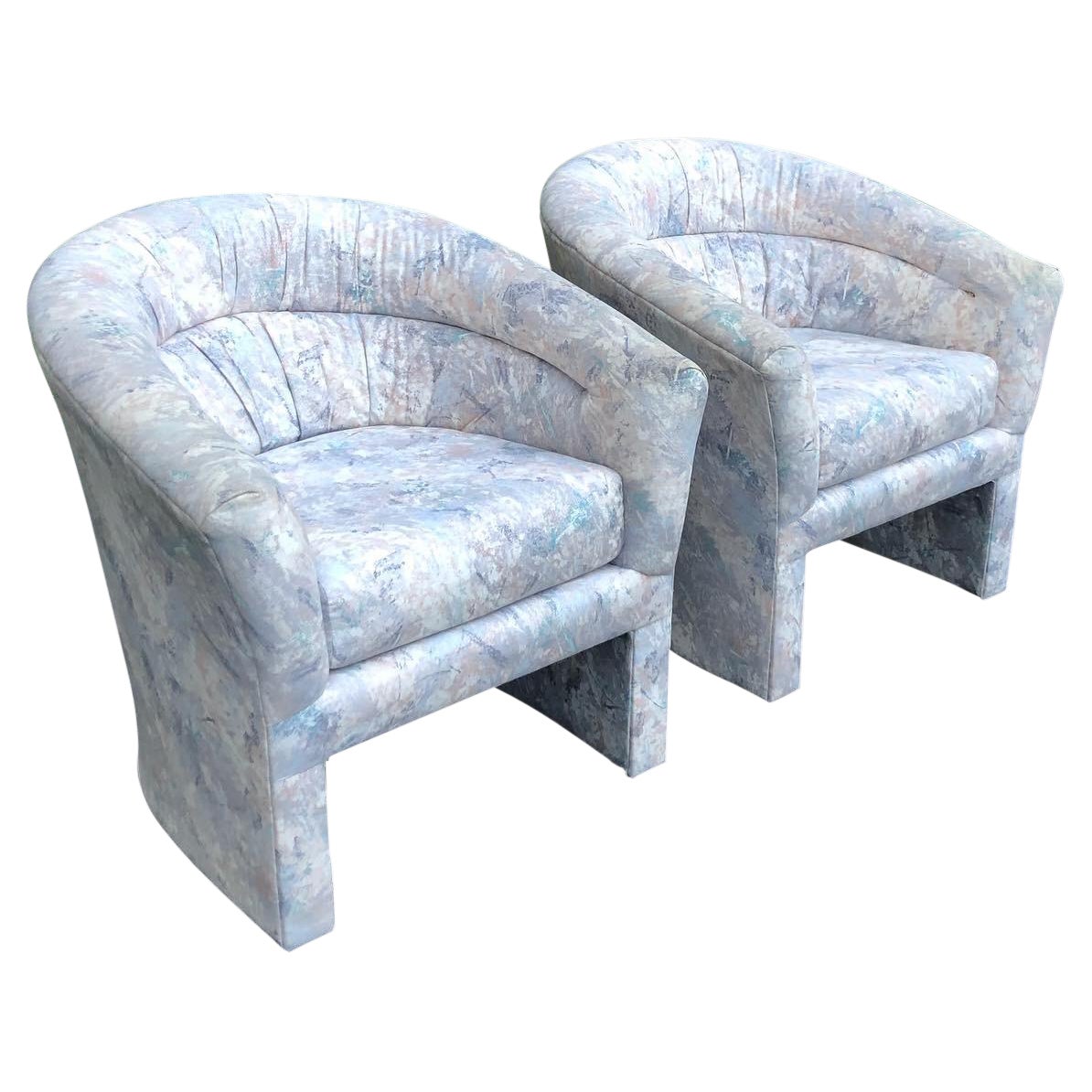 Pair of Post Modern Club Chairs