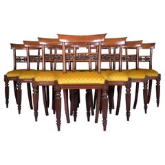 Set of 10 19th Century English Regency Gancalo Alves Dining Chairs
