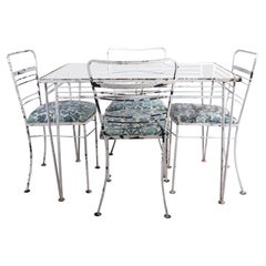 Used 5 Pc. Garden Patio Poolside Dining Set Att. to Salterini