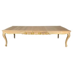 Louis XV Style French Dining Table w/ '3' Leaves