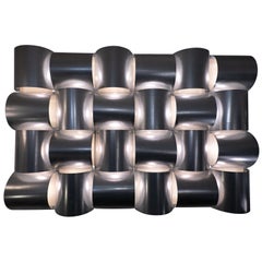 Panneau mural modulaire contemporain en aluminium, Belgique