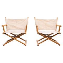 6 Folding Directors Armchairs 1960s Sune Lindström