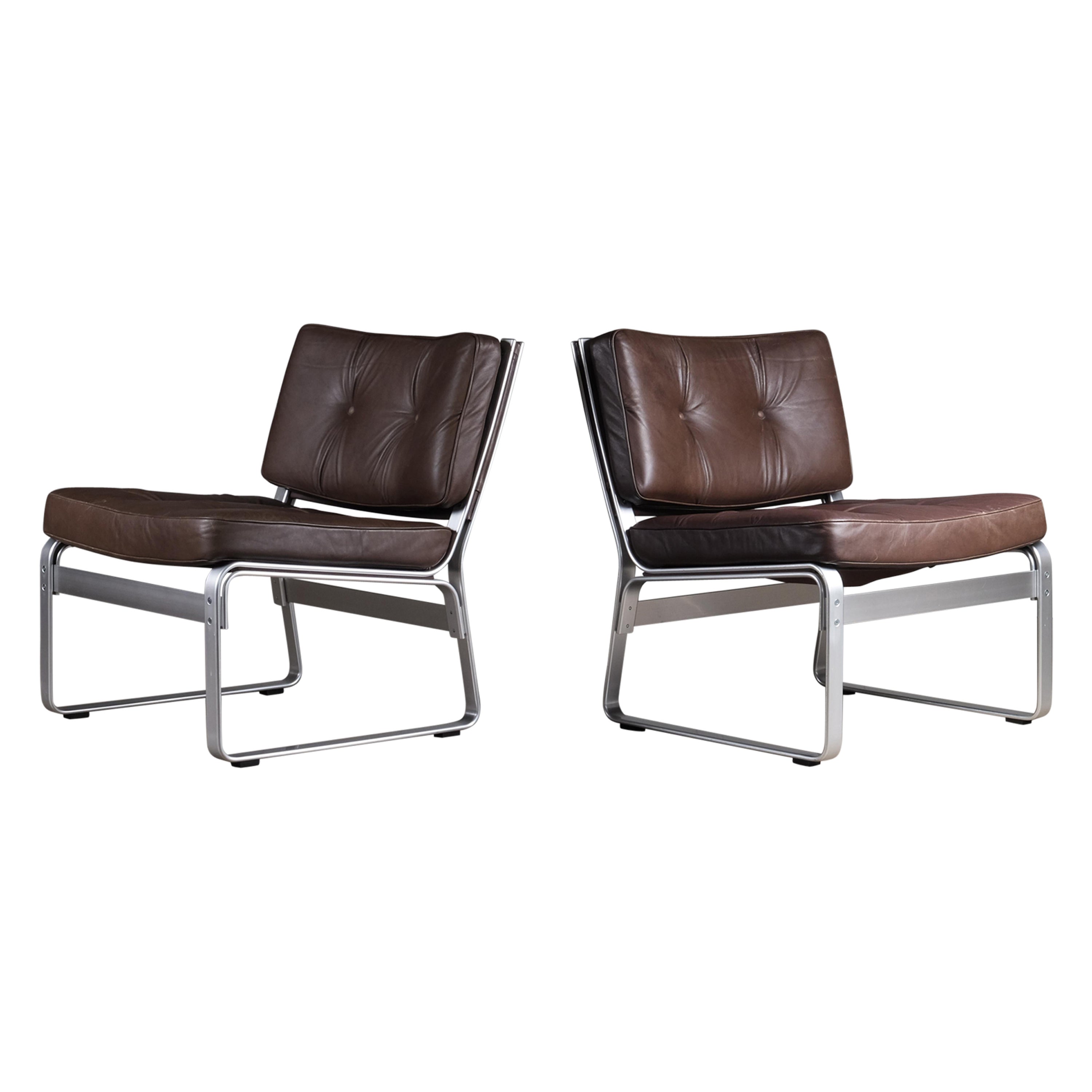 Set of 3 "Mondo" Lounge Chairs by Karl-Erik Ekselius, Sweden, 1970s For Sale