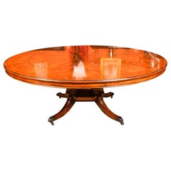 Vintage Diameter Flame Mahogany Jupe Dining Table 20thC