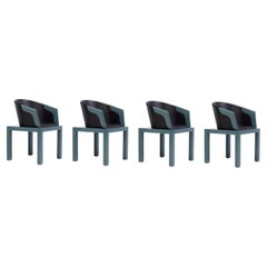Set of Four Architectural "Memphis" Chairs