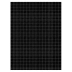 Black Area Rug with Linear Design New Zealand Wool