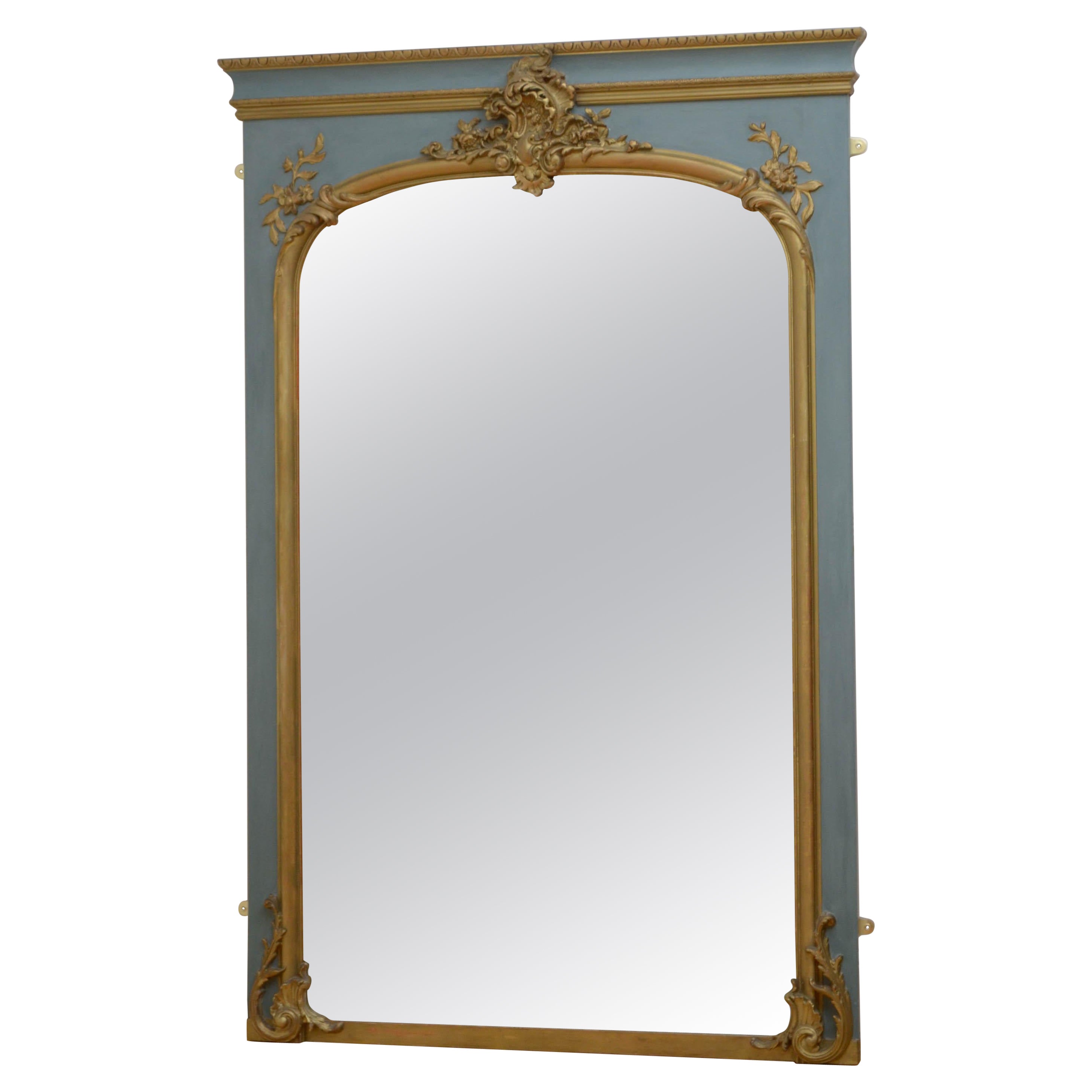 19th Century Trumeau Mirror