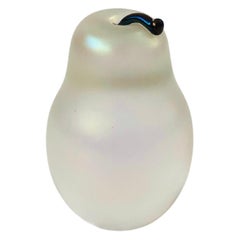 Vintage Zellique Art Glass Pear