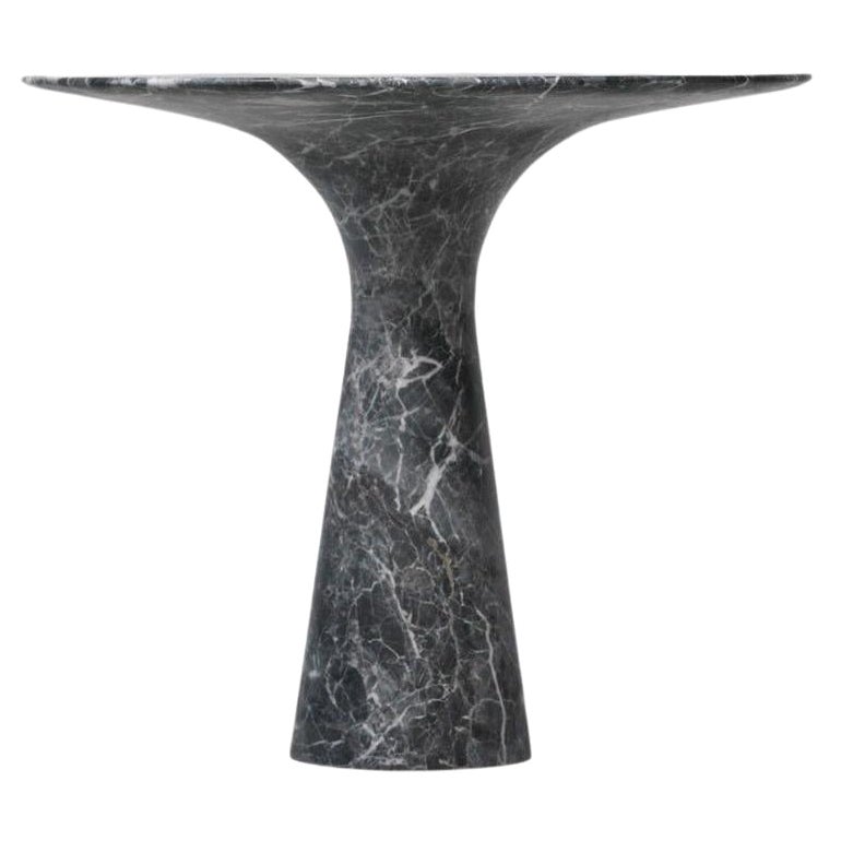 Refined Contemporary Marble 03 Grey Saint Laurent Marble Cake Stand
