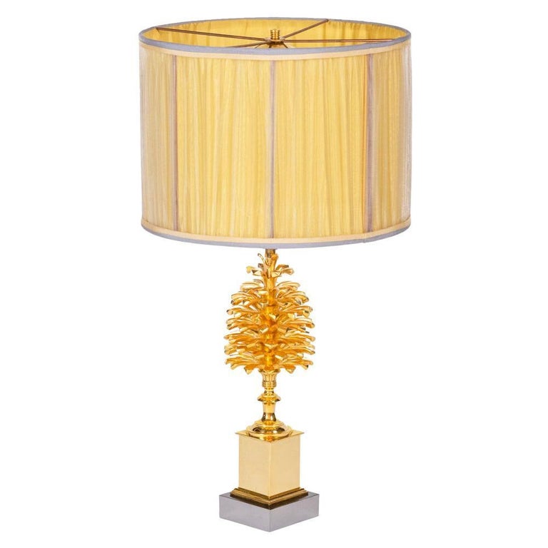 Maison Charles, Lamp in Bronze, 1970s For Sale