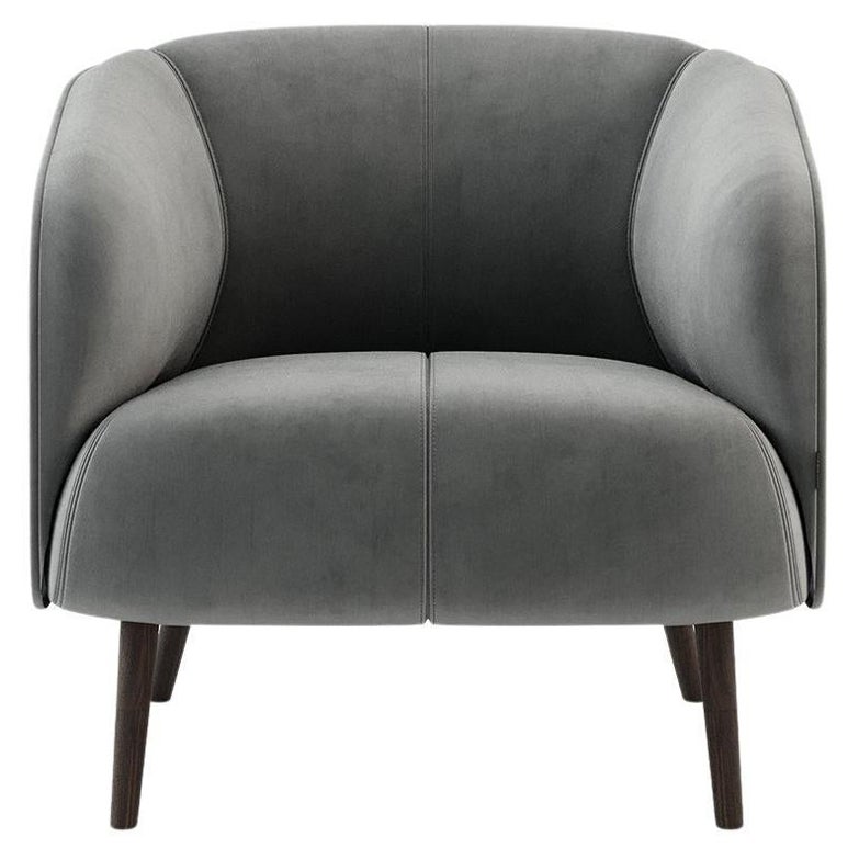 Amalfi Armchair, Portuguese 21st Century Contemporary Upholstered with Fabric