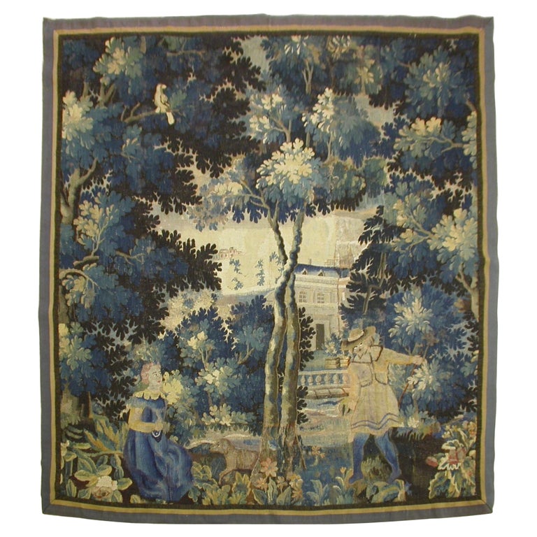 Flemish Verdure Landscape Tapestry, 17th Century, offered by SHAHKAR Fine Carpets