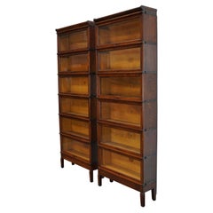 Pair of Antique Oak Stacking Bookcases by Macey / Globe Wernicke, ca 1910