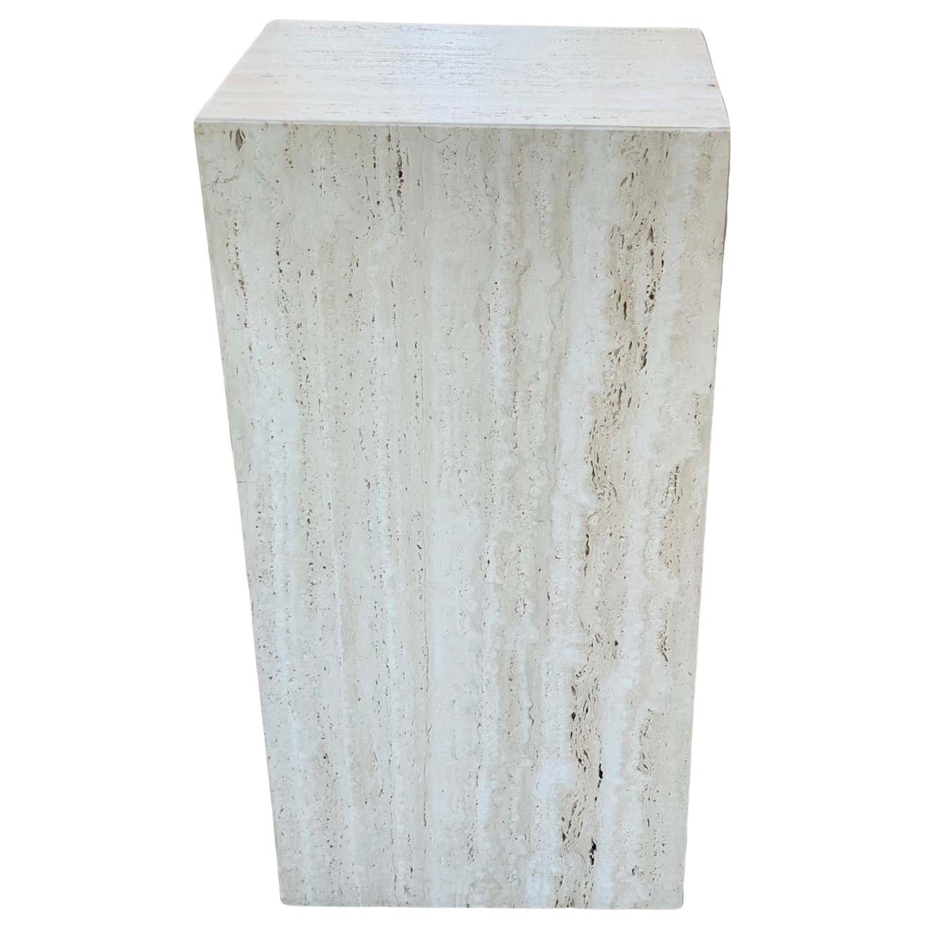 Stone Rectangular Base Rectangular Cast Stone sculpture Base at 1stDibs