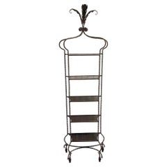 Hollywood Regency Rope & Tassel Pagoda Style Etagere