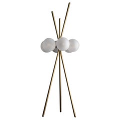 LUCIENNE Brushed Brass and Blown Glass Table Lamp by Blueprint Lighting 2021