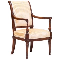 Directoire Mahogany Child’s Armchair, Late 18th Century