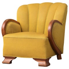 Mogens Lassen Style Danish Midcentury Lounge or Club Chair, 1940s