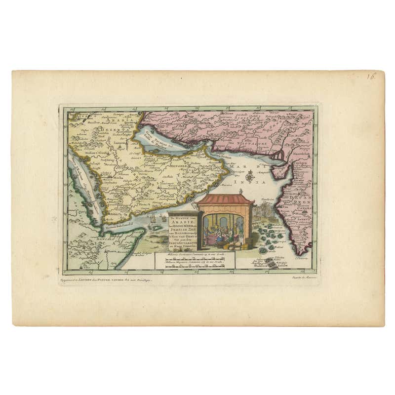 Map of Tapi or Tapti River in Central India and Along the Arabian Sea ...