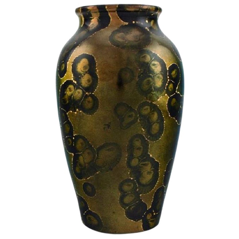 Lucien Brisdoux, France, Vase in Glazed Stoneware, 1930s/40s For Sale