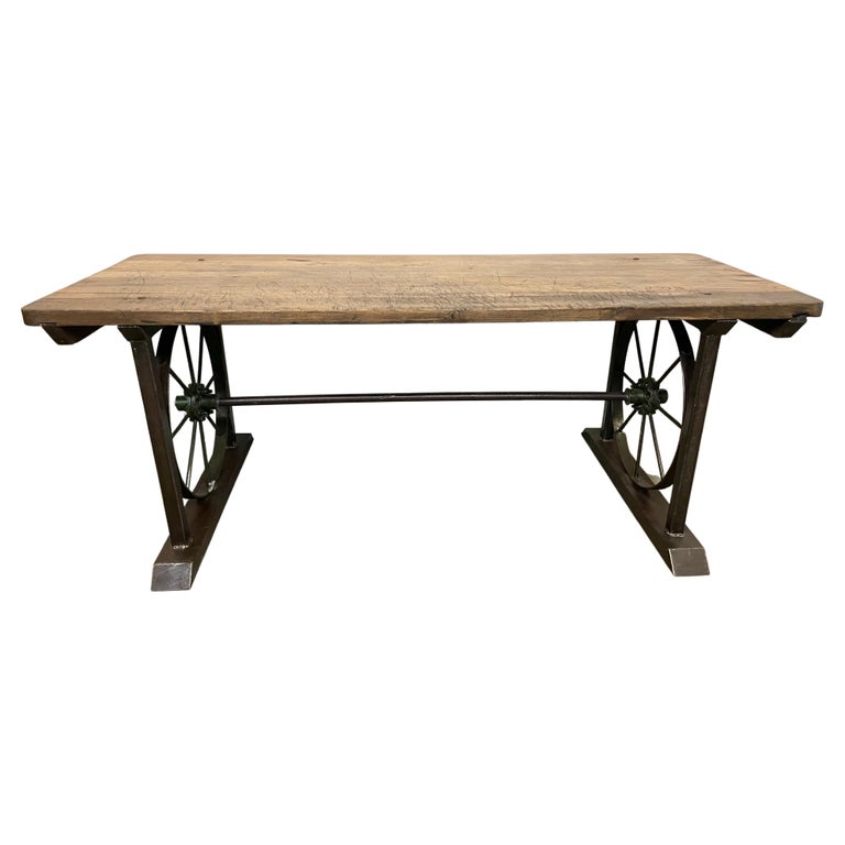 Vintage Industrial Dining Table, 1950s For Sale at 1stDibs