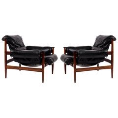 Set of 2 "Amiral" Easy Chairs Designed by Eric Merthen, 1960s