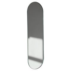 Capsula Pill shaped Minimalist Frameless Mirror with Floating Effect, XL