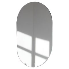 Capsula Capsule shaped Modern Customisable Frameless Mirror, Large