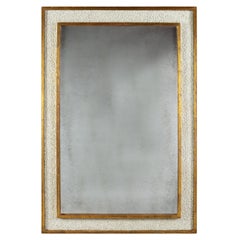 Mid-Century French Sanded Mirror
