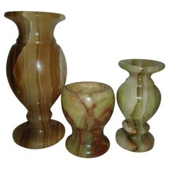 Vitange Hand Craft Onix Stone Decorative Vases