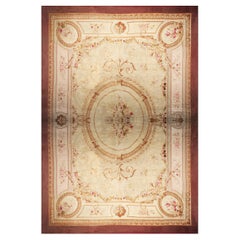 Tapis d'Aubusson ancien 16' 8'' x 24' 6''